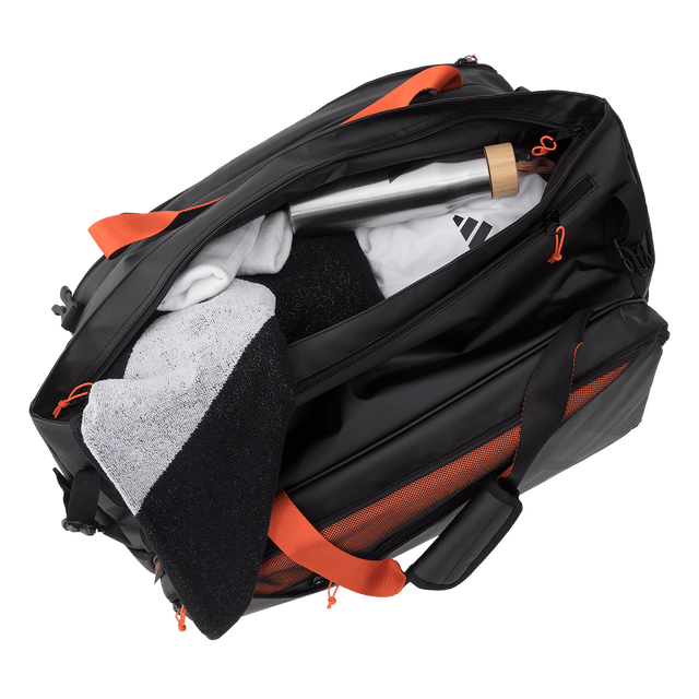 תיק פאדל ADIDAS RACKETBAG MULTIGAME BLACK/ORANGE 3.4 (2025)