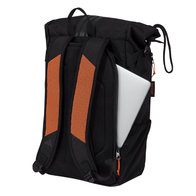תיק גב פאדל  ADIDAS BACKPACK MULTIGAME BLACK/ORANGE 3.4 (2025)