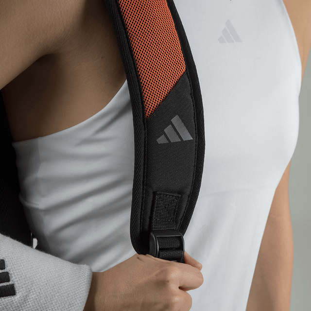 תיק גב פאדל  ADIDAS BACKPACK MULTIGAME BLACK/ORANGE 3.4 (2025)