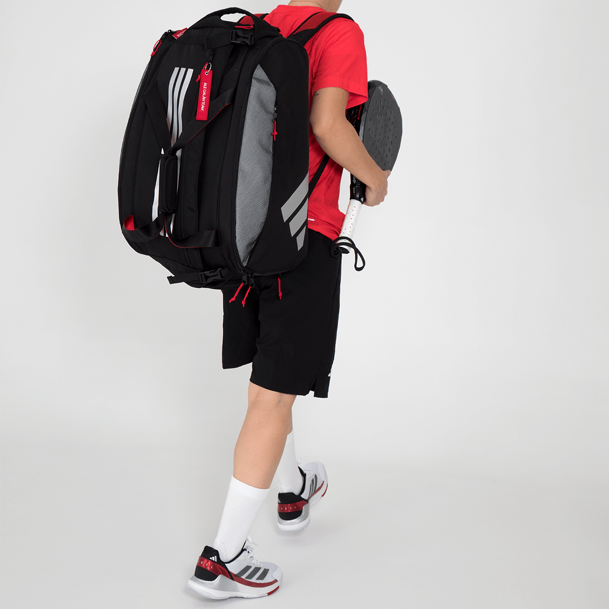 ADIDAS RACKETBAG MULTIGAME BLACK/RED 3.4 (2025)