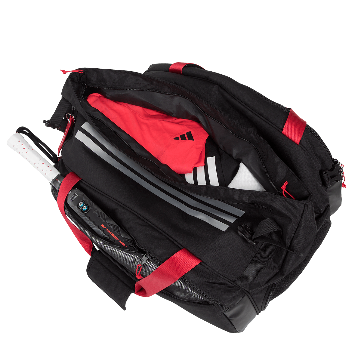 ADIDAS RACKETBAG MULTIGAME BLACK/RED 3.4 (2025)