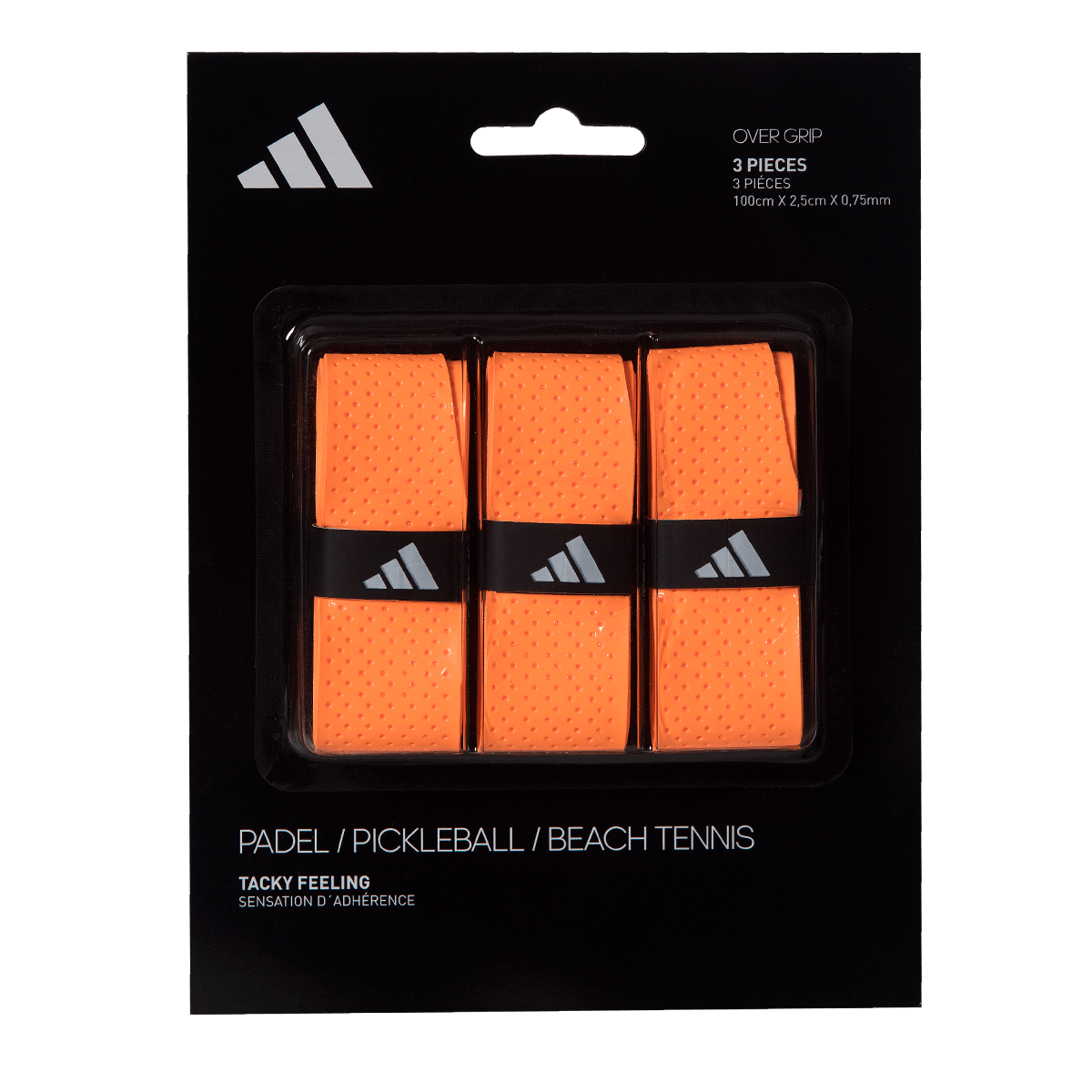 ADIDAS PACK 3X OVERGRIPS ORANGE