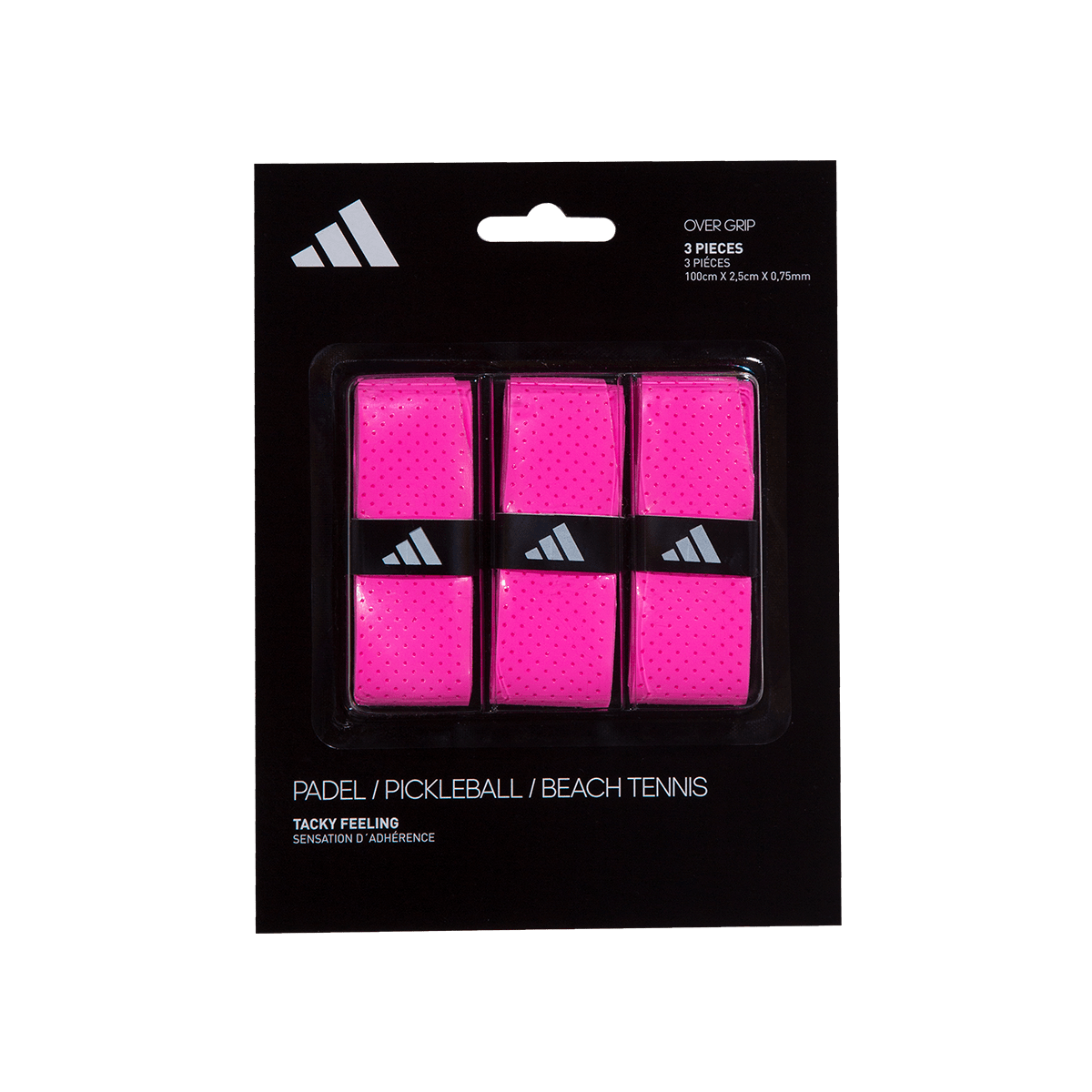 ADIDAS PACK 3X OVERGRIPS PINK