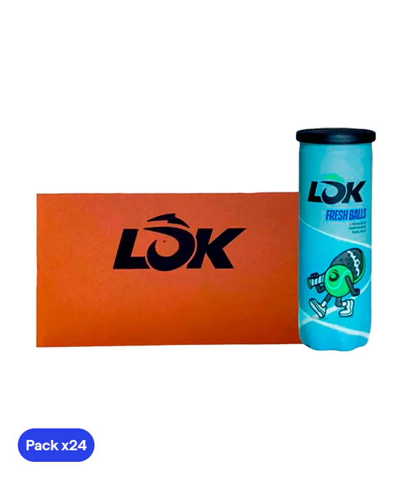 ארגז 72 כדורי פאדל LOK FRESH BALLS (24x 3) 